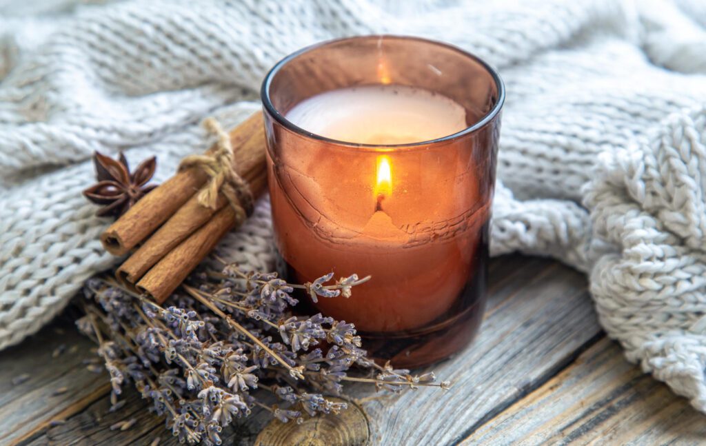 Essential oil candle